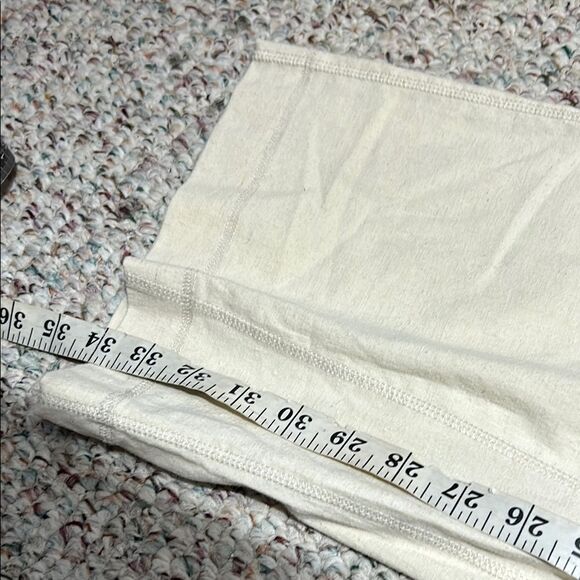 Lululemon Cream Hemp Linen Drawstring Pants Size M 34" Inseam Adjustable Waist - Picture 7 of 7